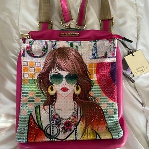 Brand New Nicole Lee Backpack Purse And Wallet